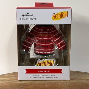 Hallmark Seinfeld Festivus Sweater Christmas Ornament